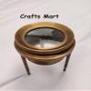 Brass Map Magnifier 3 Inch Magnifying Glass Adjustable Desk Top Magnifier view 4