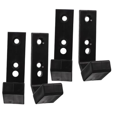 4pcs Wall Mounted Barbell Rack Gym Bar Wall Rack Barbell Storage Rack Weight Bar Holder Fitness Equipment Rack