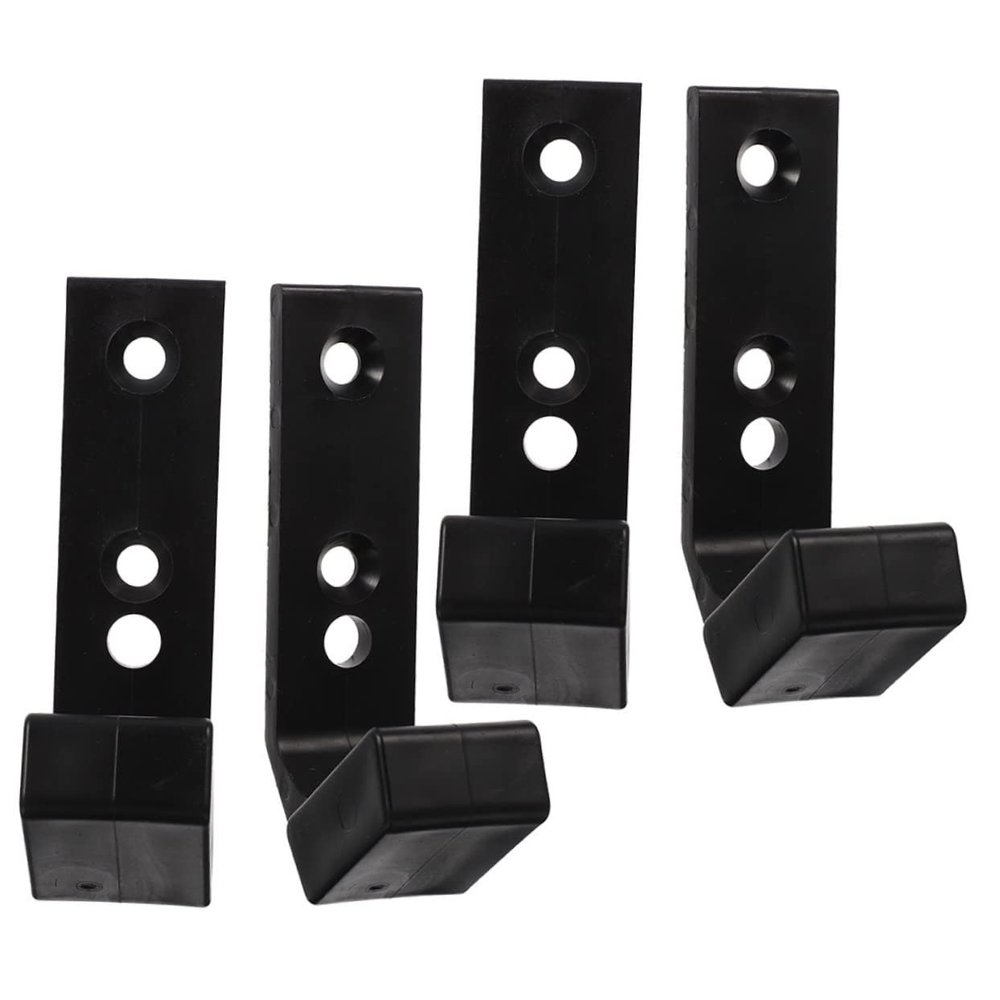 4pcs Wall Mounted Barbell Rack Gym Bar Wall Rack Barbell Storage Rack Weight Bar Holder Fitness Equipment Rack