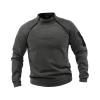AAGAZA Outdoor Men Jacket, Winter Fashion Thermal Zipper Pullover Breathable Coat Clothing for Fishing Travel Cycling Hiking/1605 (Color : Dark Gray XL) view 2