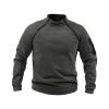 AAGAZA Outdoor Men Jacket, Winter Fashion Thermal Zipper Pullover Breathable Coat Clothing for Fishing Travel Cycling Hiking/1605 (Color : Dark Gray XL) view 3