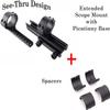 360 Tactical 30mm Offset Adjustable spacing Extended Scope Mount with Picatinny Base and with 2 Set of spacers Saddle Height of This Scope is 1.3 Inches Durable Item view 2