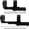 360 Tactical 30mm Offset Adjustable spacing Extended Scope Mount with Picatinny Base and with 2 Set of spacers Saddle Height of This Scope is 1.3 Inches Durable Item view 4