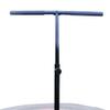 LEAPS & REBOUNDS 48" Adjustable Stability Bar Attachment with 48" Mini Fitness Trampoline and Home Gym Rebounder for Cardio Exercises, Pink view 4
