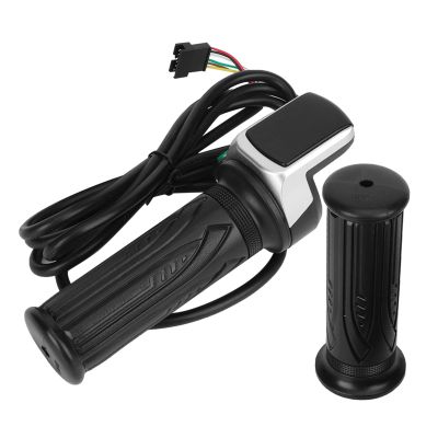 Electric Throttle Grip LCD Electric Quantity Display with Switch Speed Governing Throttle Grip 6 Cores (48V)