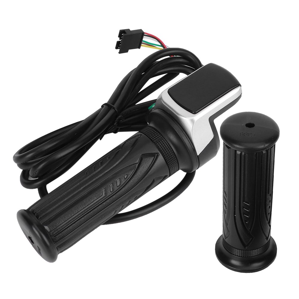 Electric Throttle Grip LCD Electric Quantity Display with Switch Speed Governing Throttle Grip 6 Cores (48V)