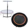 LEAPS & REBOUNDS Fitness Trampoline, 48 in, Stability Bar, Orange view 1