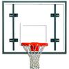 Side Court Recreational Glass Basketball Backboard 42 x 54 Auxiliary Rectangular Glass Side Court Backboard