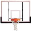 Outdoor Recreational Full Sized Glass Basketball Backboard 42 x 72 Outdoor Rectangular Glass Backboard view 1