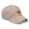 Polish Chicken hat, Embroidered Unisex Baseball hat, Polish Chicken Lovers hat, Polish Chicken Gift. Stone view 2
