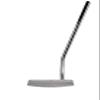 Bell F-360 Right Hand Full Offset Standard Blade Putter - Matte Finish with Winn Jumbo Grip (33 Inches) view 1
