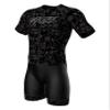 Sparx Mens Elite Aerosuit Triathlon Suit Mens Short Sleeve Tri Suit Skinsuit (Tattoo, XL)