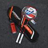 Badminton Set - 2 Badminton Rackets, 3 Feather Shuttlecocks and 1 Racket Bags (Yellow) view 3