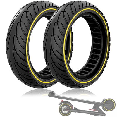 Felixstory 8.5x2.0 Scooter Tire, Fit for 50/75-6.1 8 1/2x2 Original, 8.5 Inch Fit for isinwheel S9 Pro VOLPAM SP06/SPT7/SP03 Electric Scooter Front Rear, Abrasion-Resistant, Yellow 2pcs