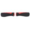 2PCS Mountain Bikes Handlebar Grips, 4 9x1 97x1 2in Bikes Handle Bar Grips, Avoid Slip and Lock On Bikes Handle Bar Grips, Bikes Handlebar Grips for Road Bikes Mountain Bike(red Black) view 2