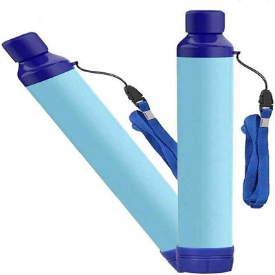RYTM 2-PC Personal Water Filter Straw Outdoor Portable Filtration Emergency Survival Gear Water Solutions Tactical Gear for Hiking Camping Accessories
