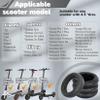 Felixstory 8.5x2.0 Inch Solid Tire, Replacement for 8 1/2x2 50/75-6.1 Orignal Scooter Tire, Fit for Gotrax GXL V2/ Xr/XR Ultra Hiboy S2 Hover-1 Journey Swagtron SG-5 ELectric Scooter, Black 1pc view 2
