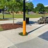 Cardinal Gates Flat Pole Padding - Foam Pole Wrap Around Garage and Basement Columns - Perfect to Cover Basketball/Football/Volleyball Post and playgrounds - 4 ft of Protection - Orange - Made in USA view 2