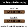 12 Pack Miaozhun 6.5 Grendel Magazine Marking Bands 6.5 Grendel Magazine Caliber Identification(Coyote Brown-Black) view 2