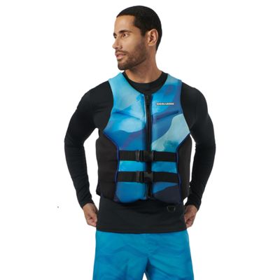 Sea-Doo Airflow Sunset Edition Adult Unisex PFD/Life Jacket (Ecoprene) 285988,Blue,Medium