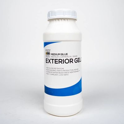 FGCI - 1 Quart Marine Grade Gel Coat for Boat Building, RV Gel Coat, Restoration, Carbon Fiber Gel Coat, Fiberglass Repair, Patching, and Repair kit (Medium Blue)
