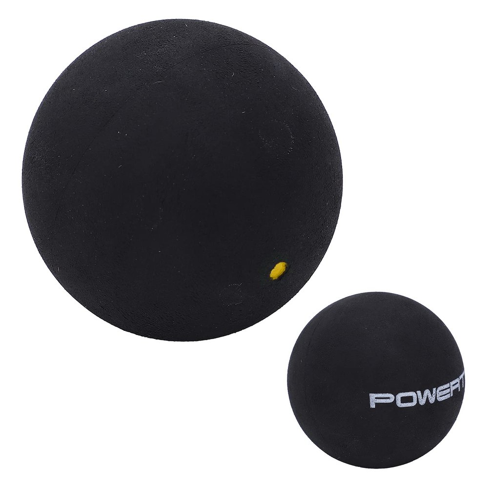 Single Dot Squash, 37mm Rubber Wear Lightweight Training Squash Racket Balls for Beginner (single yellow dot) Squash Balls