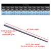 Acer Velocity Black .370" Graphite Golf Club Shafts for Irons, Ladies/Senior Combination Flex for Women and Senior Men view 3