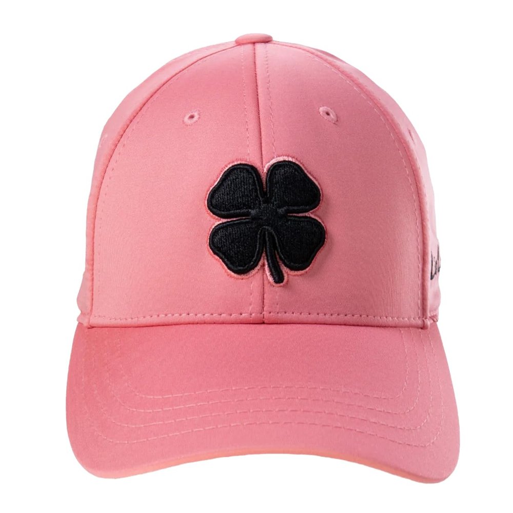 Black Clover Premium Clover 113 L/XL Pink Hat with Black HD Clover Patch