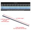 Acer Velocity Blue Graphite Wood Golf Shaft, Ladies/Senior Flex view 3