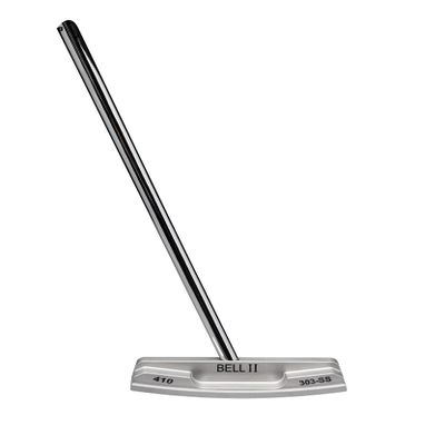 Bell II N-410 Right Hand No Offset Oversize Center Shaft Blade Putter - Matte Finish with Winn Midsize Grip (36 Inches)