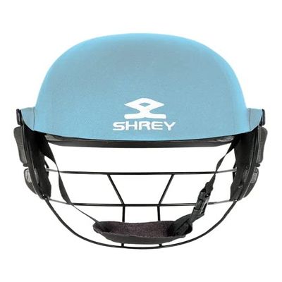 Shrey Armor 2.0 Cricket Helmet (Sky Blue, X-Large)