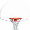 Rust-Resistant Fan-Shape Unmarked Aluminum Basketball Backboard 35-1/2 x 54 Fan-Shape Aluminum Backboard with White Powdercoat Finish view 1