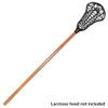 BambooMN 60 Inch Women's Carbonized Brown Bamboo Lacrosse Shaft Stick Handle, 4 Pieces view 2