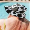 Swimlids Funky Bucket Hats for Men, Women, Kids & Baby - UPF 50+ Sun Protection Boonie Hats - Nylon & Spandex, Cow, Large view 3