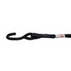 eRatchet 1" Tie-Down Ratchet Straps w/Vinyl Coated S-Hooks | 3,300 Lbs. Breaking Strength | Heavy Duty Cargo Straps for Flatbed, Trucks, and Trailers (2 Pack) (10 FT, Black) view 3