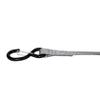 eRatchet 1" Tie-Down Ratchet Straps w/Vinyl Coated S-Hooks and Keeper | 2,000 Lbs. Breaking Strength | Cargo Straps for Flatbed, Trucks, and Trailers (2 Pack) (20 FT, Gray) view 3