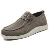 1TAZERO Men Slip On Shoes Wide Width Shoes Loafer Casual with Arch Support,Boat Shoes Orthopedic Men for Plantar Fasciitis(Khaki 14) view 1