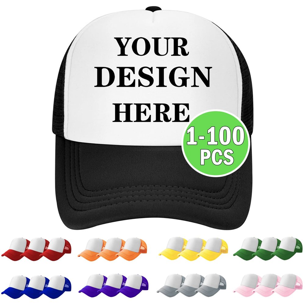 Personalized Baseball Cap Personalized Hat Design Your Own Photo Text Classic Personalized Baseball Hat Trucker Hat Unisex Funny Hat Sun Hat