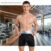 Akkad Kuti Sauna Sweat Shorts for Men Workout Compression Shorts Tummy Control Shapewear High Waist (Sauna Shorts Silver,L) view 3