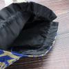 2 Pack Supersize Soulful Hand-Stitched Silk Pouch Warm Touch Chinese Brocade Bag Human-Touched Artisan Drawstring Sack Emotional Craft Gift for Her Unique Handmade Keepsake 8x11 inch (blue) view 4