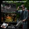 Night Vision Goggles, 4K Night Vision Binoculars for Adult, Rechargeable Infrared Binoculars with Camera, 3'' Ultra HD Screen, 32GB TF Card, 8X Digital Zoom, Hunting, Camping, Security view 4