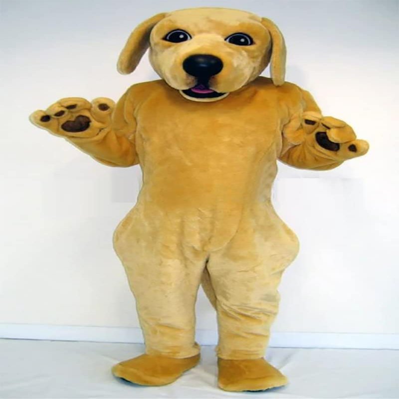 FurryMascot Labrador Dog Husky Mascot Waver Custom Mascot Costume Party Carnival Mascotte Costumes S M L XL XXL