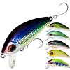 HUFFA Sinking Minnow Fishing Lure Jerkbait Wobbler 45mm 4.6g Freshwater Bass Trout Fishing Lure Hard Bait (Color : 06, Size : 45mm 4.6g) view 2