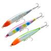HUFFA Lure Sinking Stickbait Blues Slim Long Casting Fishing Lure Wobbler 140mm/56g for Sea Bass Fishing Tackle (Color : 04) view 3