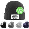 Custom Beanie Custom Hat Customizable Photo Text Customized Beanie Hat Classic Knit Hat Warm Beanie Mens Funny Hat Winter Hat view 1
