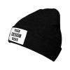 Custom Beanie Custom Hat Customizable Photo Text Customized Beanie Hat Classic Knit Hat Warm Beanie Mens Funny Hat Winter Hat view 2