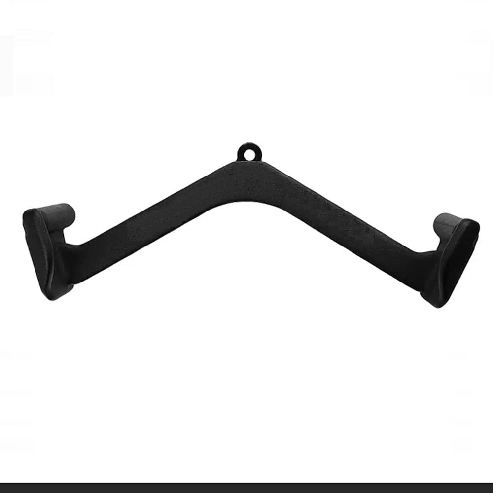 FREAZE T-Bar V-Bar Cable Attachment, Rowing Handle For Back Training, Tricep LAT Press Down Bar, Wide V-Shaped Bar For Fitness Equipment (Size : 49cm)
