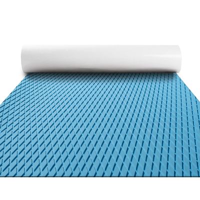 FOCEAN Boat Flooring EVA Foam Boat Decking Camo Marine Flooring Self-Adhesive Marine Mat for Motorboat RV Yacht Kayak, 94.5''x 23.6'', Blue