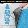 FOCEAN Boat Flooring EVA Foam Boat Decking Camo Marine Flooring Self-Adhesive Marine Mat for Motorboat RV Yacht Kayak, 94.5''x 23.6'', Blue view 3