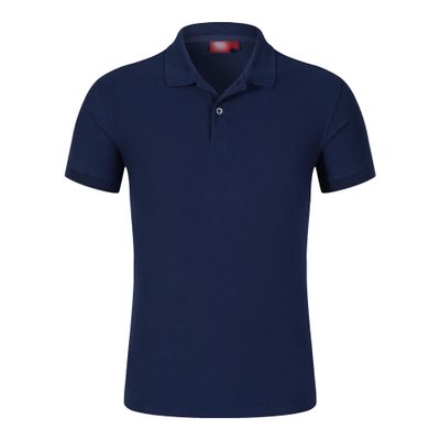 Maiyifu-GJ Men's Soft Cotton Blend Polo Shirt Cool Moisture-Wicking Performance Golf Tee Business Casual Short Sleeve (Dark Blue 2,US Size XS Asia S)